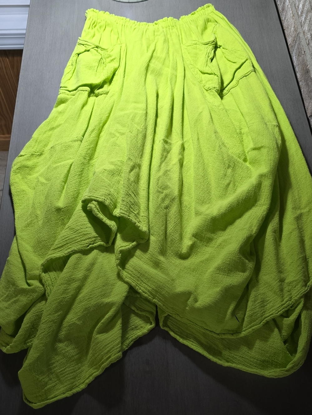 Lime green oh my gauze robin skirt no sz tag